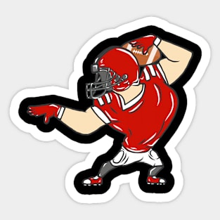 Rugby American Football Sport USA Gridiron Football Gift Sticker